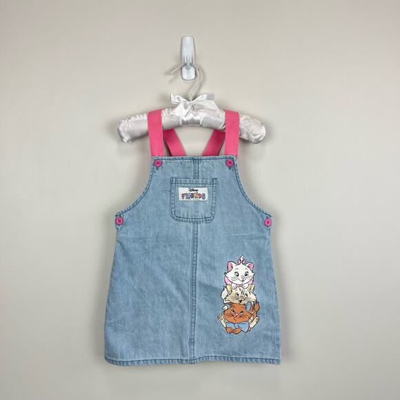 Disney Other - Disney Friends Aristocats Denim Jumper 9-12 Months